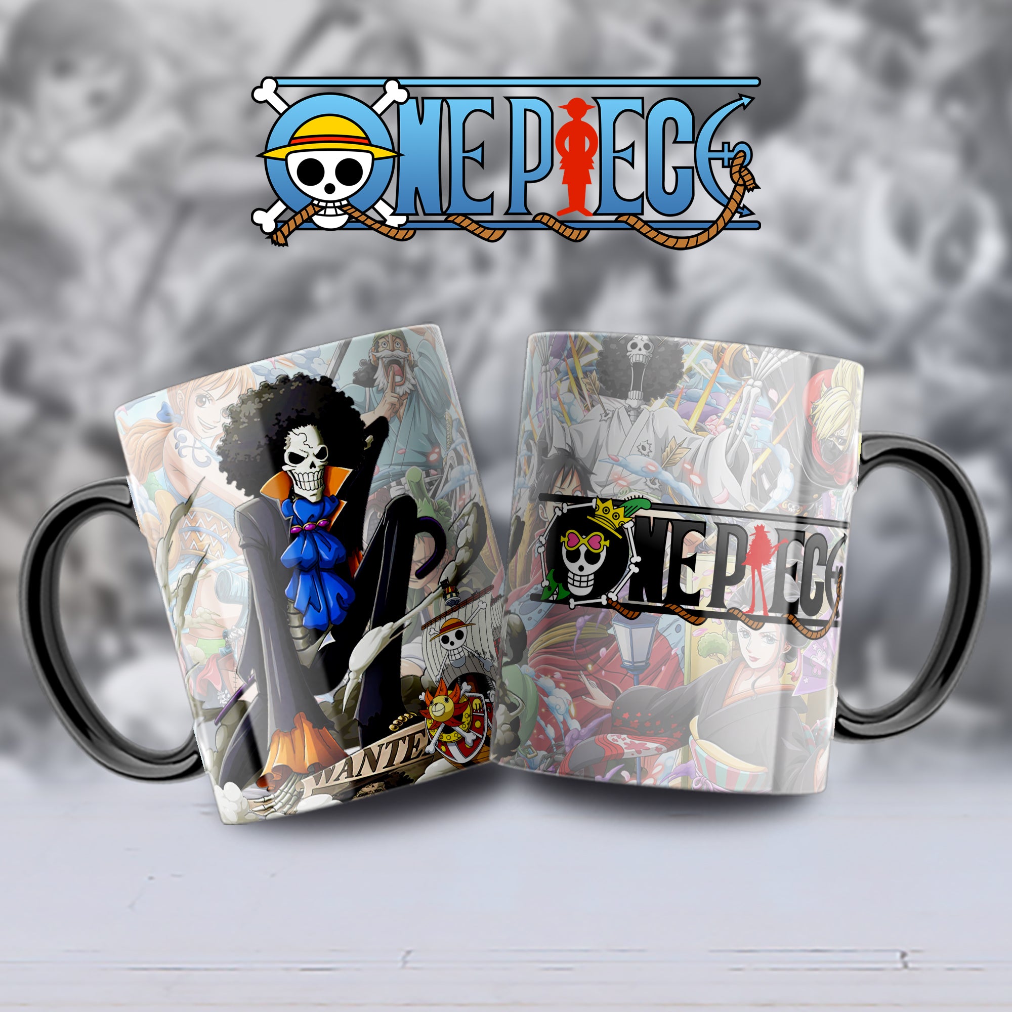 Taza Inspirada en Brook – One Piece