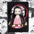 Libreta Nezuko Kamado Demon Slayer | Libreta Anime Ecocuero Negra Tapa Dura