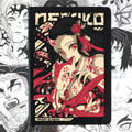 Libreta Nezuko Kamado Demon Slayer | Libreta Anime Ecocuero Negra Tapa Dura