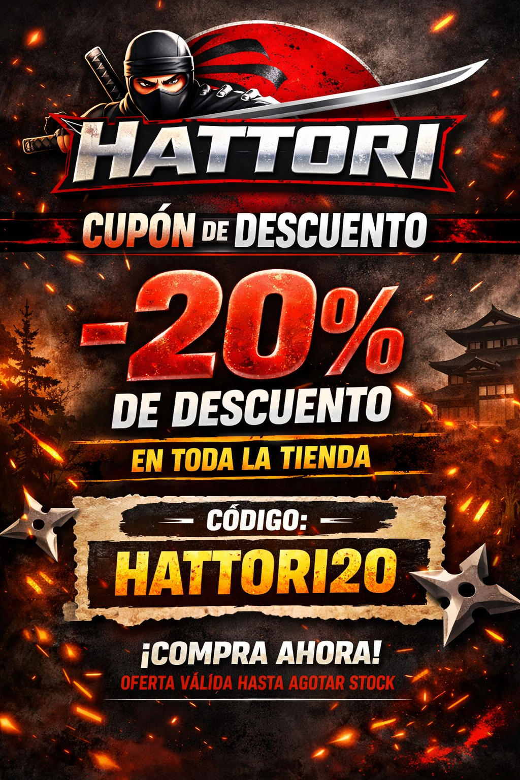Cupon de descuento 20%