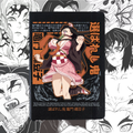 Libreta Nezuko Kamado Demon Slayer | Libreta Anime Ecocuero Negra Tapa Dura