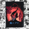 Libreta Kid Buu Dragon Ball Z | Libreta Anime Ecocuero Negra Tapa Dura